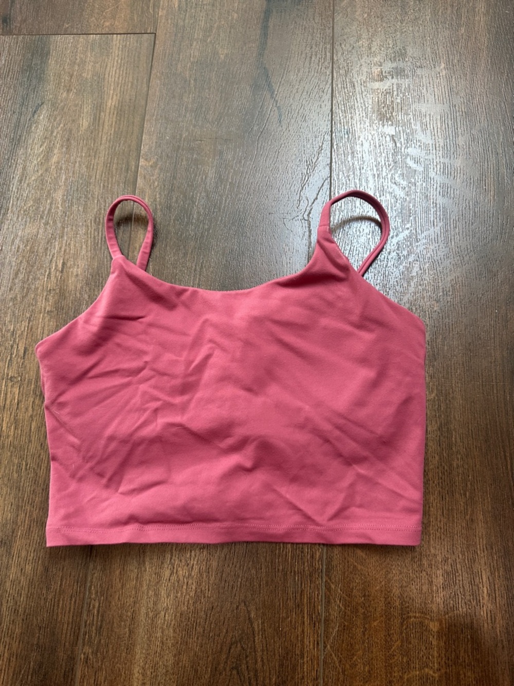 Amazon Pink Cropped Spaghetti Strap Camisole